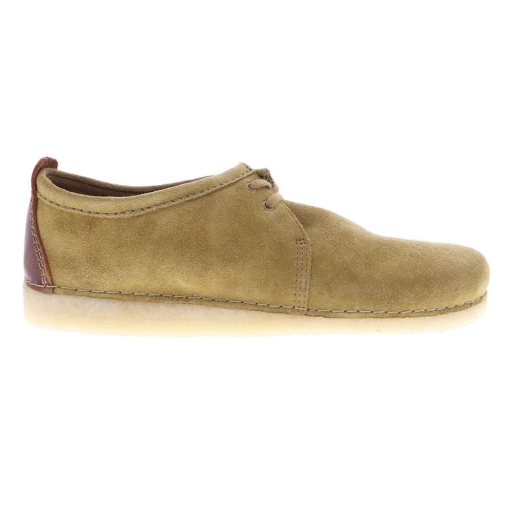 Clarks Mens Ashton Oak Brown Shoes (NWT)